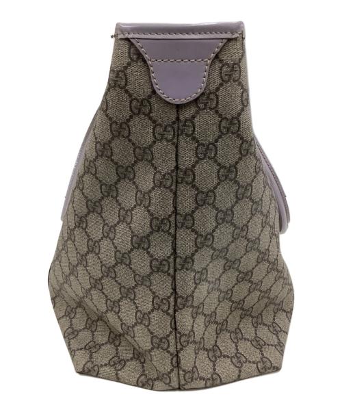 GUCCI（グッチ）GUCCI (グッチ) GGスプリーム ベージュ×ラベンダーの古着・服飾アイテム