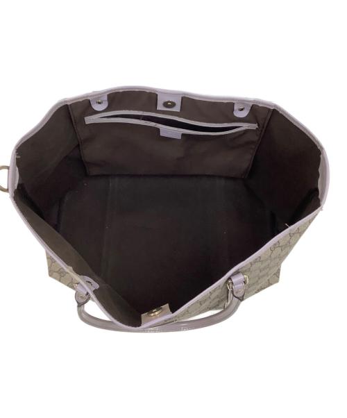 GUCCI（グッチ）GUCCI (グッチ) GGスプリーム ベージュ×ラベンダーの古着・服飾アイテム