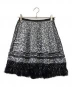 sacaiサカイ）の古着「ミニスカート」｜ブラック