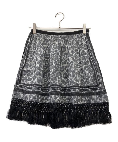 sacai（サカイ）sacai (サカイ) ミニスカート ブラック サイズ:1の古着・服飾アイテム