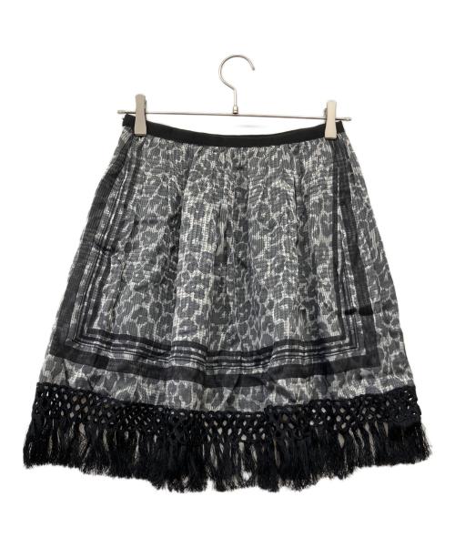 sacai（サカイ）sacai (サカイ) ミニスカート ブラック サイズ:1の古着・服飾アイテム