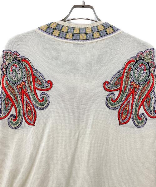ETRO（エトロ）ETRO (エトロ) 薄手ニット アイボリー サイズ:44の古着・服飾アイテム