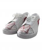 via SANGACIO×BASQUIATヴィア・サンガチオ×バスキア）の古着「にゅ～ず　SG8 Jean-Michel　BASQUIATコラボスニーカー 」｜ホワイト