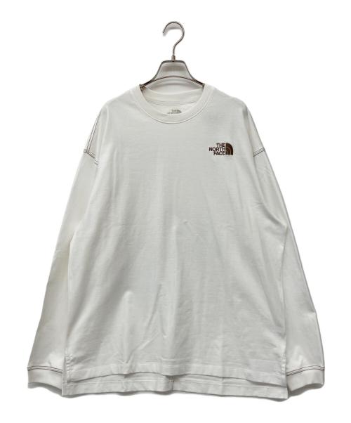 THE NORTH FACE（ザ ノース フェイス）THE NORTH FACE (ザ ノース フェイス) ESSENTIAL L/SR/TEE  ホワイト サイズ:XL 未使用品の古着・服飾アイテム