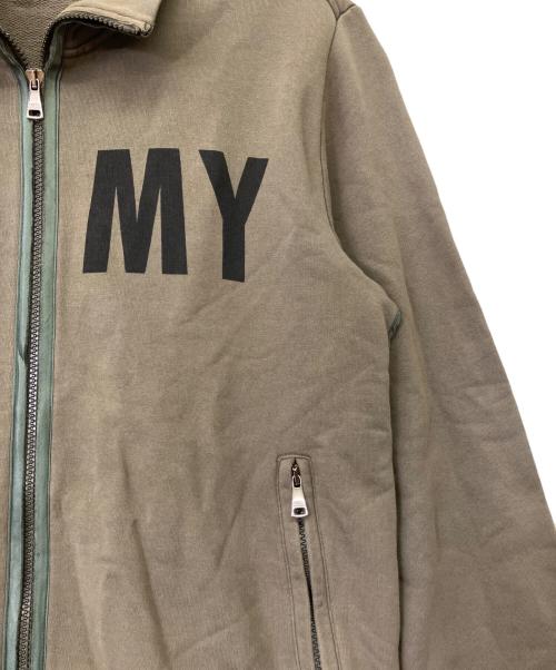 DOLCE & GABBANA（ドルチェ＆ガッバーナ）DOLCE & GABBANA (ドルチェ＆ガッバーナ) ジップアップスウェット オリーブ サイズ:52の古着・服飾アイテム