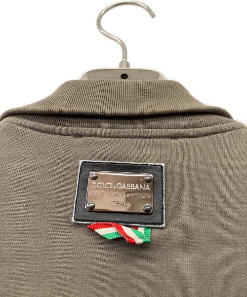 DOLCE & GABBANA（ドルチェ＆ガッバーナ）DOLCE & GABBANA (ドルチェ＆ガッバーナ) ジップアップスウェット オリーブ サイズ:52の古着・服飾アイテム
