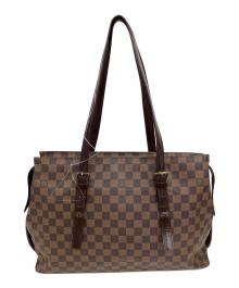 LOUIS VUITTON（ルイ ヴィトン）の古着「ダミエ チェルシー」｜ブラウン