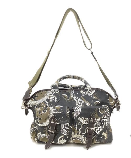 Vivienne Westwood（ヴィヴィアンウエストウッド）Vivienne Westwood (ヴィヴィアンウエストウッド) 2WAYバッグ カーキの古着・服飾アイテム