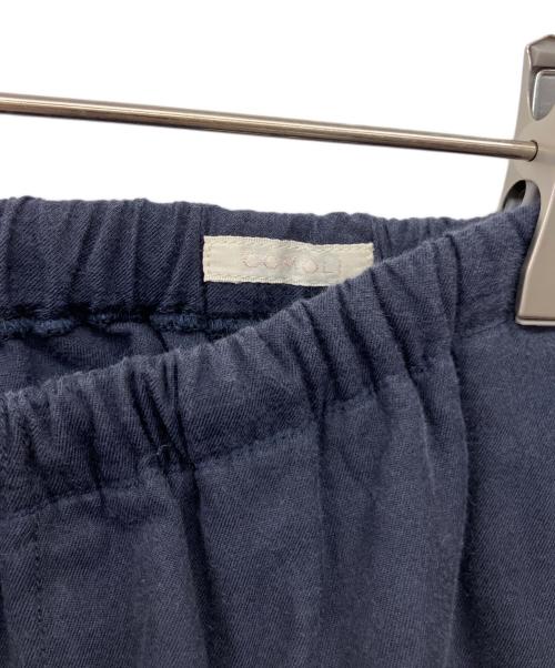 COMOLI（コモリ）COMOLI (コモリ) コットンネル テーパードパンツ ネイビー サイズ:Sの古着・服飾アイテム