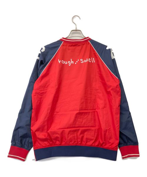 ROUGH&SWELL（ラフアンドスウェル）rough&swell (ラフアンドスウェル) ゴルフウェア(トップス) レッド×ネイビー サイズ:Lの古着・服飾アイテム