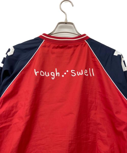 ROUGH&SWELL（ラフアンドスウェル）rough&swell (ラフアンドスウェル) ゴルフウェア(トップス) レッド×ネイビー サイズ:Lの古着・服飾アイテム