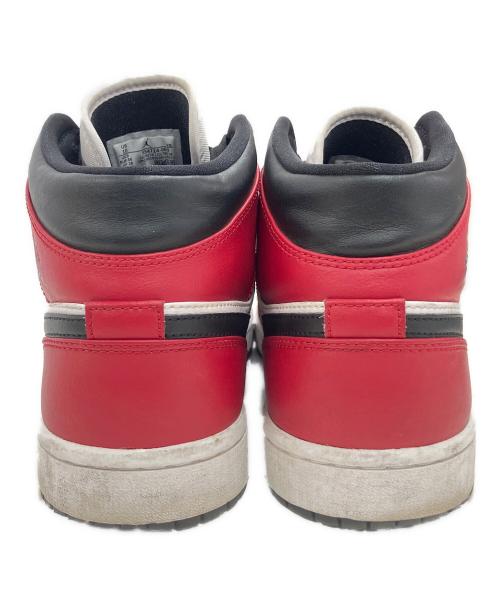 NIKE（ナイキ）NIKE (ナイキ) NIKE AIR JORDAN 1 MID ”CHICAGO BLACK TOE” レッド×ブラック サイズ:28cmの古着・服飾アイテム