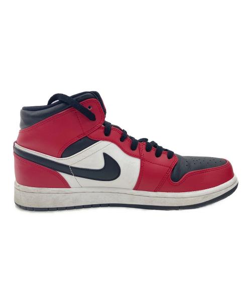 NIKE（ナイキ）NIKE (ナイキ) NIKE AIR JORDAN 1 MID ”CHICAGO BLACK TOE” レッド×ブラック サイズ:28cmの古着・服飾アイテム