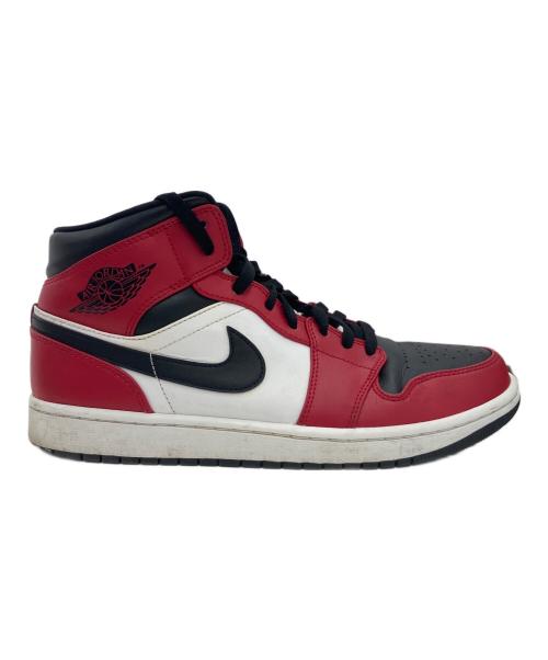 NIKE（ナイキ）NIKE (ナイキ) NIKE AIR JORDAN 1 MID ”CHICAGO BLACK TOE” レッド×ブラック サイズ:28cmの古着・服飾アイテム