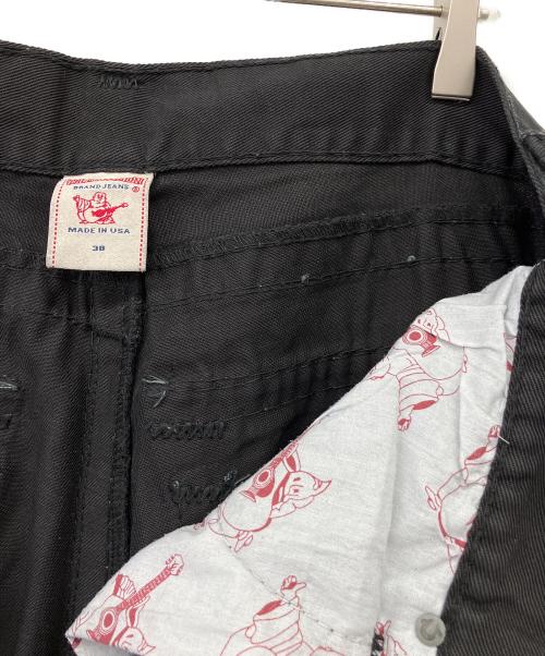 TRUE RELIGION（トゥルー レリジョン）TRUE RELIGION (トゥルー レリジョン) ブラックデニム ブラック サイズ:38の古着・服飾アイテム