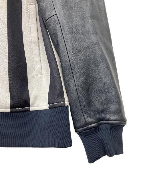 FRED PERRY（フレッドペリー）FRED PERRY (フレッドペリー) STRIPE BOMBER JACKET ネイビー サイズ:Sの古着・服飾アイテム