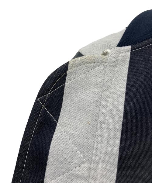 FRED PERRY（フレッドペリー）FRED PERRY (フレッドペリー) STRIPE BOMBER JACKET ネイビー サイズ:Sの古着・服飾アイテム