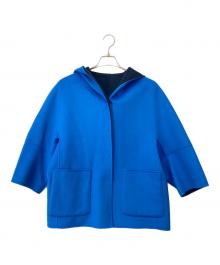 WEEKEND Max Mara（ウィークエンド マックスマーラ）の古着「ダブルフェイスコート」｜ブルー