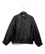 MAISON SPECIALメゾンスペシャル）の古着「ラムレザージャケット」｜ブラック