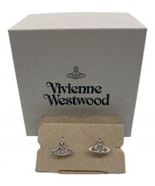 Vivienne Westwood（ヴィヴィアンウエストウッド）の古着「NANO SOLITAIRE ピアス」｜シルバーカラー