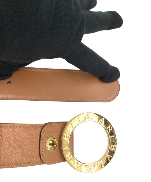 BVLGARI（ブルガリ）BVLGARI (ブルガリ) ベルト ブラウン×ゴールドの古着・服飾アイテム