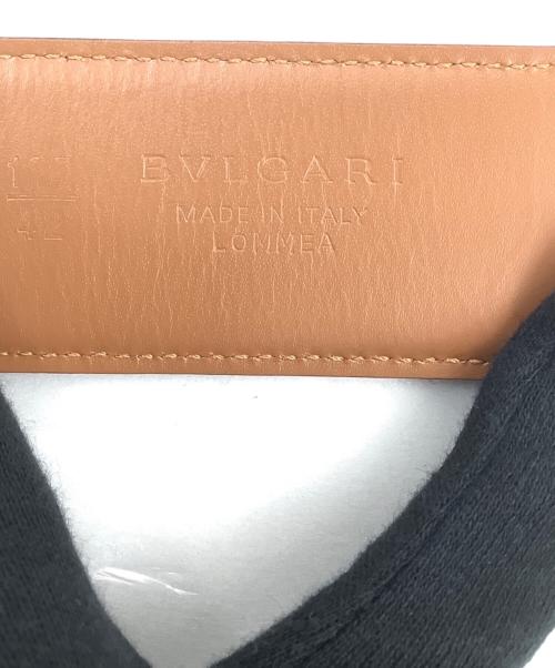 BVLGARI（ブルガリ）BVLGARI (ブルガリ) ベルト ブラウン×ゴールドの古着・服飾アイテム