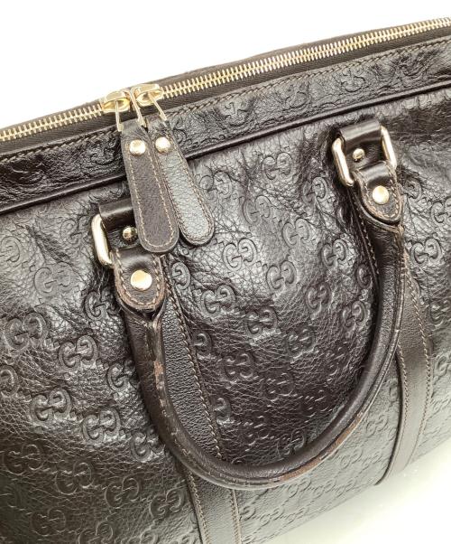 GUCCI（グッチ）GUCCI (グッチ) ブリーフケース ブラウンの古着・服飾アイテム