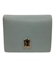 FURLA（フルラ）の古着「COMPACT WALLET」｜ミントグリーン