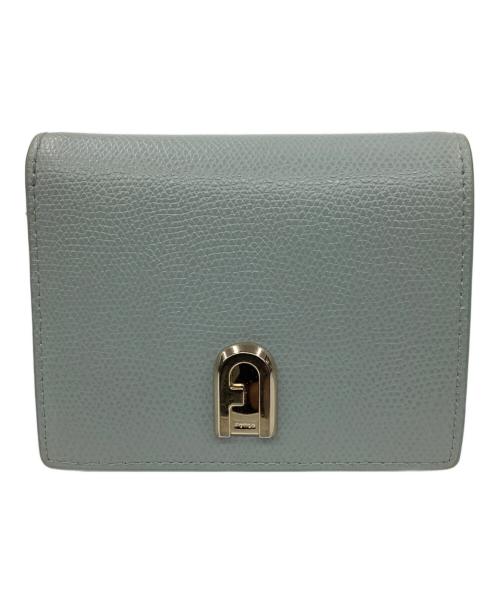 FURLA（フルラ）FURLA (フルラ) COMPACT WALLET ミントグリーンの古着・服飾アイテム