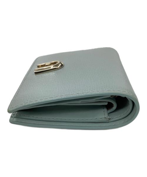 FURLA（フルラ）FURLA (フルラ) COMPACT WALLET ミントグリーンの古着・服飾アイテム