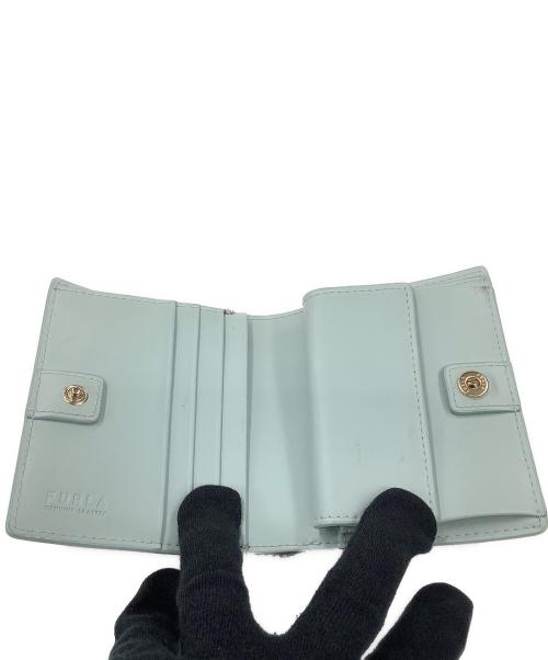 FURLA（フルラ）FURLA (フルラ) COMPACT WALLET ミントグリーンの古着・服飾アイテム