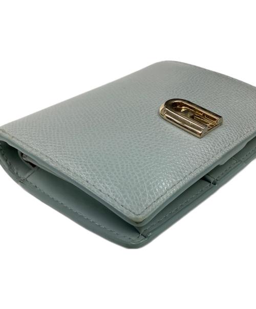 FURLA（フルラ）FURLA (フルラ) COMPACT WALLET ミントグリーンの古着・服飾アイテム