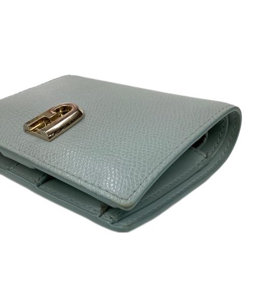 FURLA（フルラ）FURLA (フルラ) COMPACT WALLET ミントグリーンの古着・服飾アイテム