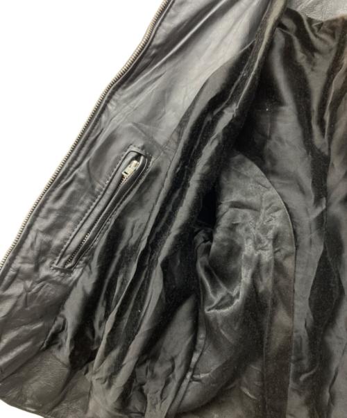 GYPSY LEATHER（ジプシーレザー）GYPSY LEATHER (ジプシーレザー) ライダースジャケット ブラック サイズ:16の古着・服飾アイテム