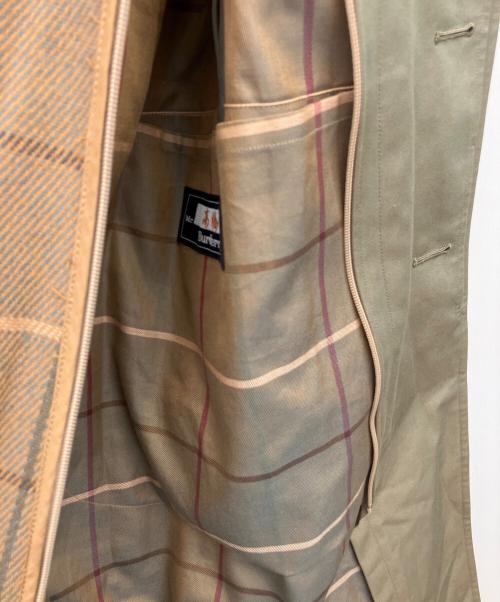 Burberry's（バーバリー）Burberry's (バーバリー) ライナー付きステンカラーコート オリーブ サイズ:170の古着・服飾アイテム