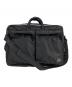 PORTER（ポーター）の古着「3WAY DOCUMENT BAG W zip」｜ブラック