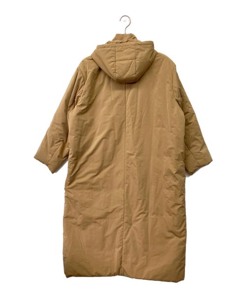 23区（ニジュウサンク）23区 (ニジュウサンク) 中綿ノンステッチロングアウター キャメル サイズ:38の古着・服飾アイテム