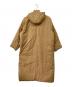 23区 (ニジュウサンク) 中綿ノンステッチロングアウター キャメル サイズ:38：7000円