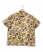 HUMAN MADE×KAWSヒューマンメイド×カウズ）の古着「半袖シャツ」｜ベージュ