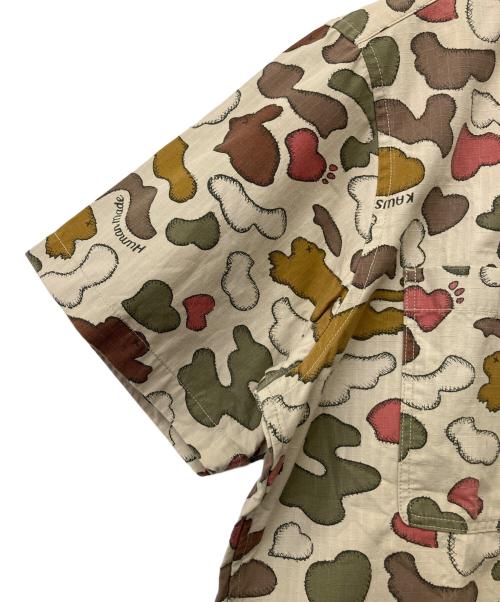 HUMAN MADE（ヒューマンメイド）HUMAN MADE (ヒューマンメイド) KAWS (カウズ) 半袖シャツ ベージュ サイズ:XLの古着・服飾アイテム