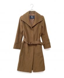 BURBERRY LONDON（バーバリーロンドン）の古着「アンゴラ混コート」｜ブラウン