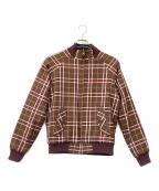 FRED PERRYフレッドペリー）の古着「キルティングリバーシブルジャケット」｜ブラウン