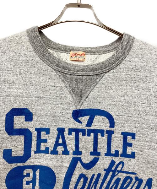 whitesville（ホワイツビル）WHITESVILLE (ホワイツビル) 両Vガゼット霜降りスウェット SEATTLE グレー サイズ:Mの古着・服飾アイテム