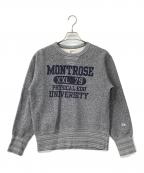 Championチャンピオン）の古着「前V霜降りカレッジスウェット」｜グレー