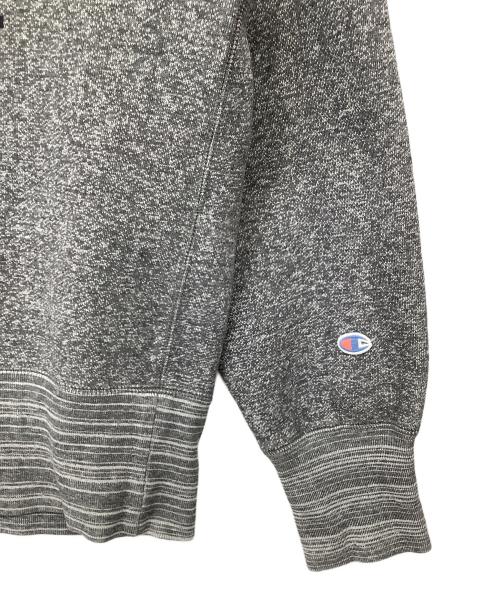 Champion（チャンピオン）Champion (チャンピオン) 前V霜降りカレッジスウェット グレー サイズ:Mの古着・服飾アイテム