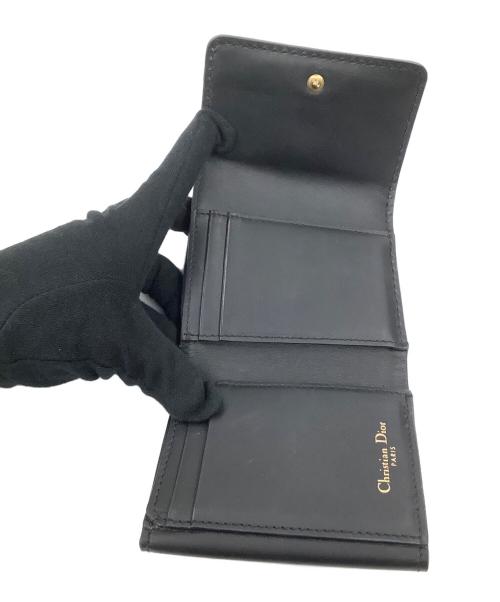 Christian Dior（クリスチャン ディオール）Christian Dior (クリスチャン ディオール) 3つ折り財布 ブラックの古着・服飾アイテム