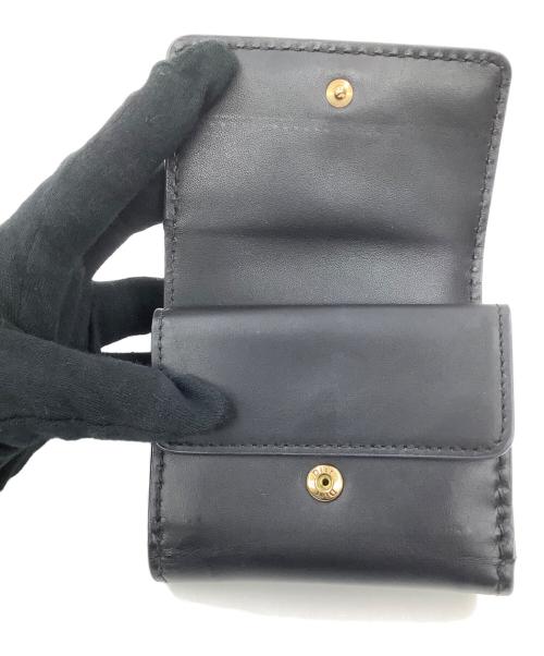 Christian Dior（クリスチャン ディオール）Christian Dior (クリスチャン ディオール) 3つ折り財布 ブラックの古着・服飾アイテム