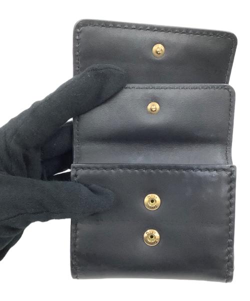 Christian Dior（クリスチャン ディオール）Christian Dior (クリスチャン ディオール) 3つ折り財布 ブラックの古着・服飾アイテム