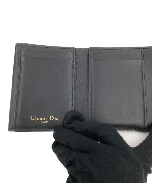 Christian Dior（クリスチャン ディオール）Christian Dior (クリスチャン ディオール) 3つ折り財布 ブラックの古着・服飾アイテム