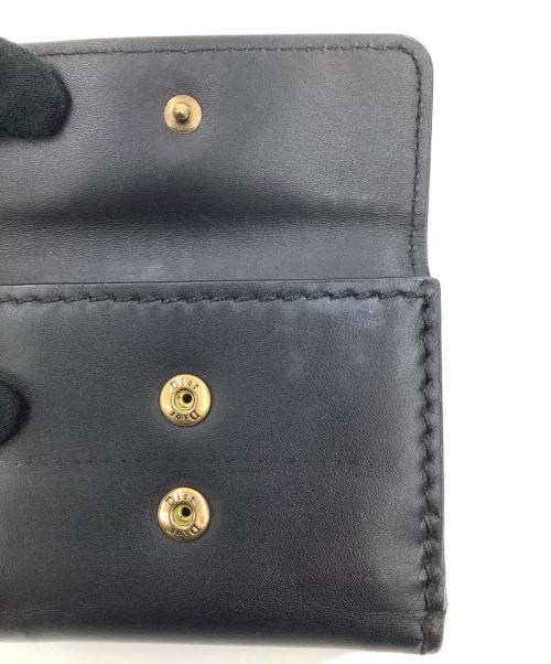 Christian Dior（クリスチャン ディオール）Christian Dior (クリスチャン ディオール) 3つ折り財布 ブラックの古着・服飾アイテム